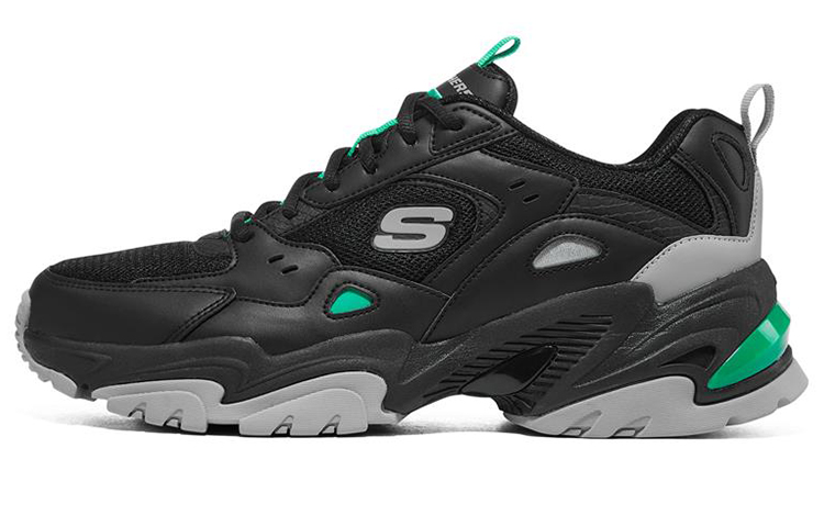 Skechers Stamina V2 'Black Charcoal Green' 237209-BKCC
