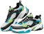 Skechers Stamina V2 Kasut Larian Low-Top Hitam/Hijau/Biru 894003-BKMT