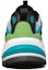 Shop Skechers Stamina V2 Kasut Larian Low-Top Hitam/Hijau/Biru 894003-BKMT