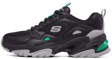 Skechers Stamina V2 'Black Charcoal Green' 237209-BKCC Skechers Stamina V2 'Black Charcoal Green' 237209-BKCC