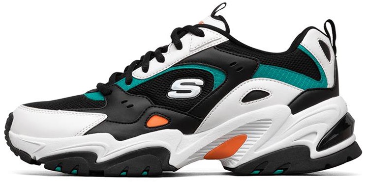 skechers-stamina-v2-black-white-green-orange-237163-bkmt