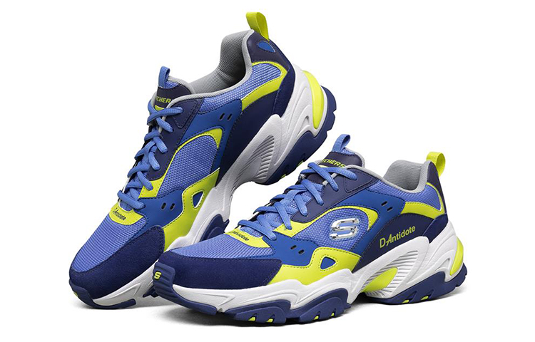 Lookbook Skechers Stamina V2 'Biru Kuning' 666164-BLYL