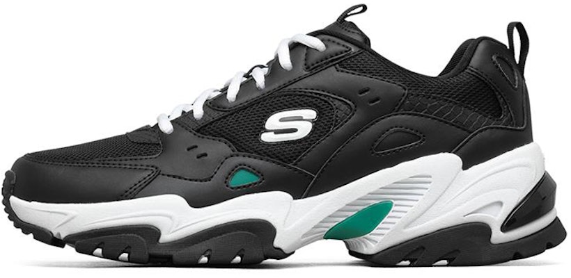 Skechers Stamina V2 Low-Top Running Shoes Black/Green/White 237163-BKGR Buy Skechers Stamina V2 Low-Top Running Shoes Black/Green/White 237163-BKGR
