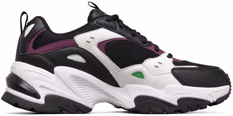 Skechers Stamina V2 Low Top Running Shoes Black/White/Green/Purple 237163-BKWL Order Skechers Stamina V2 Low Top Running Shoes Black/White/Green/Purple 237163-BKWL