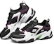 Lookbook Skechers Stamina V2 Low Top Kasut Lari Hitam/Putih/Hijau/Ungu 237163-BKWL