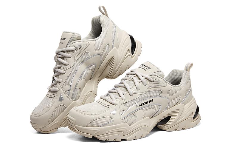 Shop Skechers Stamina V2 機甲鞋二代 回彈增高 低筒 跑步鞋 男款 米色