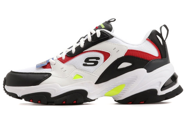 Buy スケッチャーズ スタミナV2 白黒赤 237163-WMLT