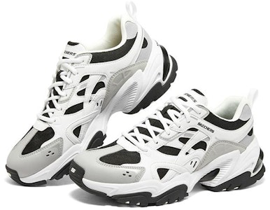 Skechers Stamina V2 'Putih Abu-abu Hitam' 894127-WBK Lookbook Skechers Stamina V2 'Putih Abu-abu Hitam' 894127-WBK