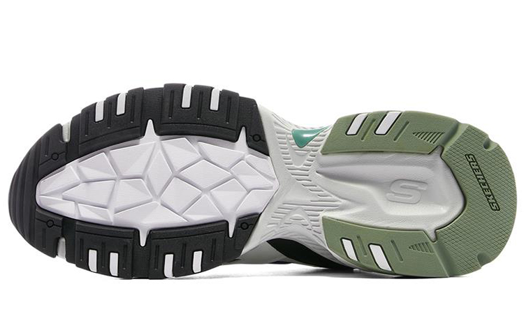 Ｍ Buy Skechers Stamina V2 Low-Top Running Shoes White/Black/Blue