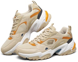 斯凯奇 Stamina V2 灰/棕色低帮跑鞋 237163-TPE Lookbook 斯凯奇 Stamina V2 灰/棕色低帮跑鞋 237163-TPE