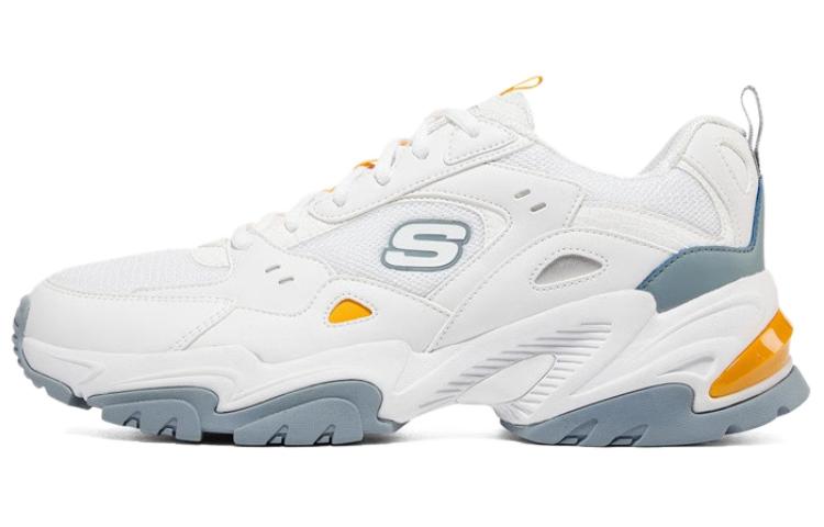 Buy Skechers Stamina V2 防滑耐磨 低筒 跑步鞋 男款 白藍