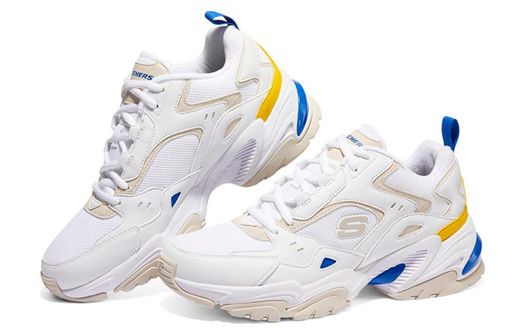 Lookbook Skechers Stamina V2 'Putih Biru' 894029-WBLY