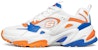 Skechers Stamina v2 Kasut Lari Rendah Putih/Jingga/Biru 894003-WBOR
