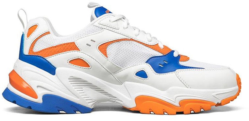 Skechers Stamina v2 Low Top Running Shoes White/Orange/Blue 894003-WBOR Order Skechers Stamina v2 Low Top Running Shoes White/Orange/Blue 894003-WBOR
