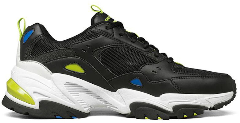 Skechers Stamina v2 透氣耐磨 低幫老爹鞋 黑黃藍 Order Skechers Stamina v2 透氣耐磨 低幫老爹鞋 黑黃藍
