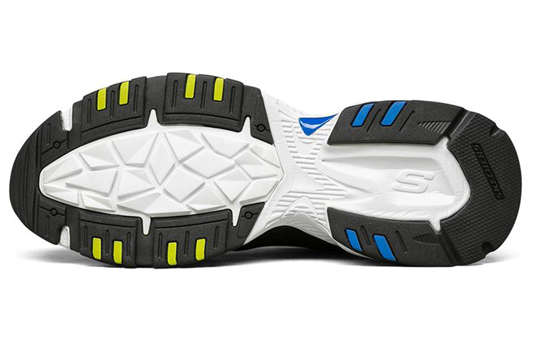 Purchase Skechers Stamina v2 透氣耐磨 低幫老爹鞋 黑黃藍
