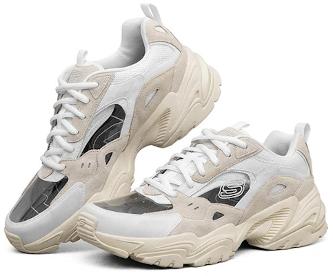 Skechers Stamina V2 透氣耐磨 低筒老爹鞋 白色 Lookbook Skechers Stamina V2 透氣耐磨 低筒老爹鞋 白色