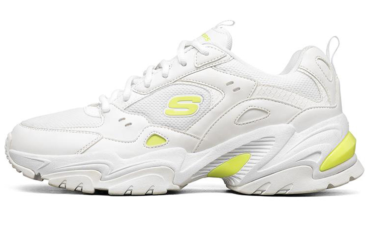 Skechers Stamina V2 Low Running Shoes Yellow/White 237163-WLM