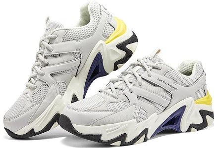 Skechers Stamina V3 機甲鞋三代 防滑耐磨 低筒 老爺鞋 白灰 Shop Skechers Stamina V3 機甲鞋三代 防滑耐磨 低筒 老爺鞋 白灰