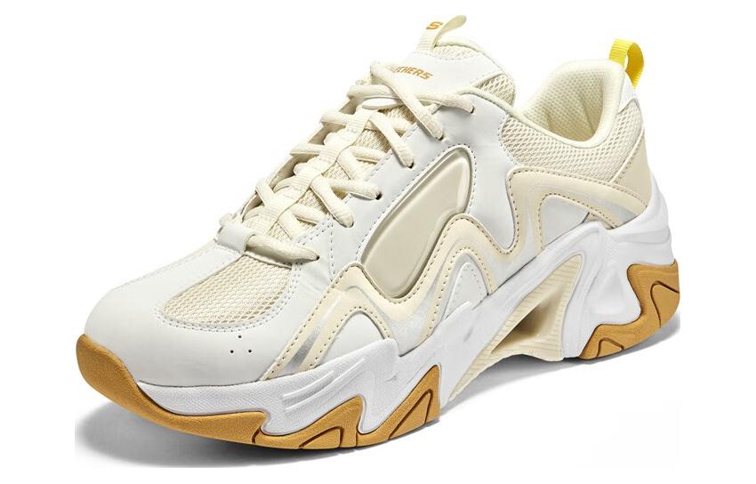 Lookbook Skechers Stamina V3 'Putih Kuning Mech' 894162-WYL