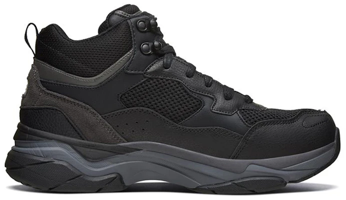 Skechers Staxed Noir ''Antidérapant Résistant Extérieur Mi-Haut'' 66205-BLK Order Skechers Staxed Noir ''Antidérapant Résistant Extérieur Mi-Haut'' 66205-BLK