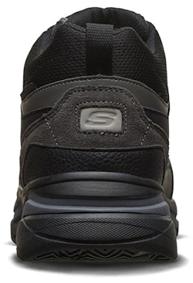 Skechers Staxed Noir ''Antidérapant Résistant Extérieur Mi-Haut'' 66205-BLK Shop Skechers Staxed Noir ''Antidérapant Résistant Extérieur Mi-Haut'' 66205-BLK
