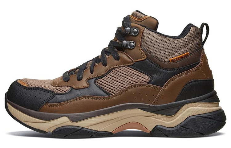 Skechers Staxed 'Breathable Shock-Absorbing Mid-Top Outdoor Brown' 66205-BRN