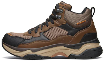Skechers Staxed 'Breathable Shock-Absorbing Mid-Top Outdoor Brown' 66205-BRN Skechers Staxed 'Breathable Shock-Absorbing Mid-Top Outdoor Brown' 66205-BRN