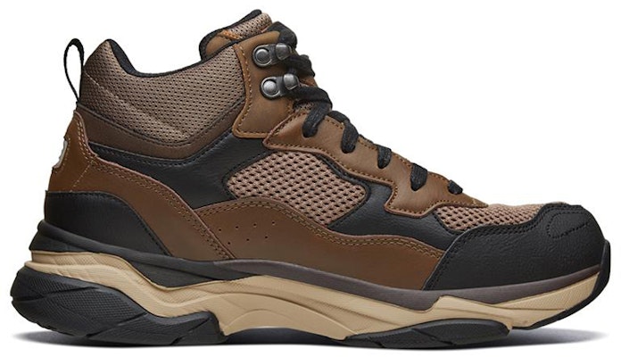 Skechers Staxed 'Breathable Shock-Absorbing Mid-Top Outdoor Brown' 66205-BRN Order Skechers Staxed 'Breathable Shock-Absorbing Mid-Top Outdoor Brown' 66205-BRN