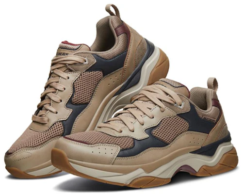 Scarpe da Corsa Skechers Staxed Marrone/Castagno 66089-TPE Lookbook Scarpe da Corsa Skechers Staxed Marrone/Castagno 66089-TPE