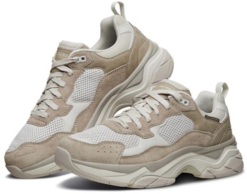 Kasut Lari Skechers Staxed Putih/Coklat 66089-LTGY Lookbook Kasut Lari Skechers Staxed Putih/Coklat 66089-LTGY