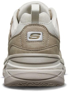 スケッチャーズ スタックド 白/茶 ランニングシューズ 66089-LTGY Shop スケッチャーズ スタックド 白/茶 ランニングシューズ 66089-LTGY