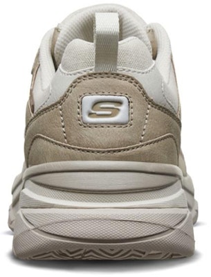 Kasut Lari Skechers Staxed Putih/Coklat 66089-LTGY Shop Kasut Lari Skechers Staxed Putih/Coklat 66089-LTGY