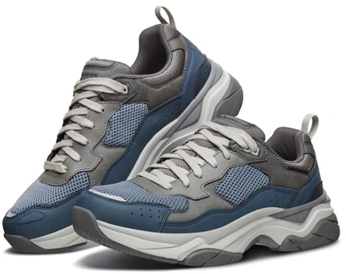 Skechers Staxed Sneakers Grigio/Blu/Bianco 66089-GYBL Lookbook Skechers Staxed Sneakers Grigio/Blu/Bianco 66089-GYBL