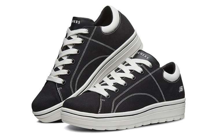 Lookbook Skechers Street Cleats 2 'Low Top Hitam' 52481-BLK