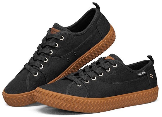 Skechers Street Trax 'Hitam Coklat' Sneakers 666146-BLK Lookbook Skechers Street Trax 'Hitam Coklat' Sneakers 666146-BLK