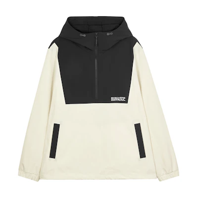 Skechers Stylish Comfortable Hooded Jacket Black/White L424M110-00NA