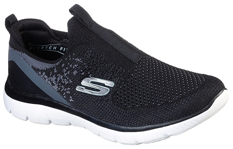 Lookbook Skechers Summits 耐磨舒適慵懶人運動休閒鞋 黑