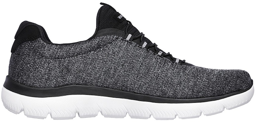 Skechers Summits 'Forton Black Fabric Low-Top Casual Running' 52813-BKW Order Skechers Summits 'Forton Black Fabric Low-Top Casual Running' 52813-BKW