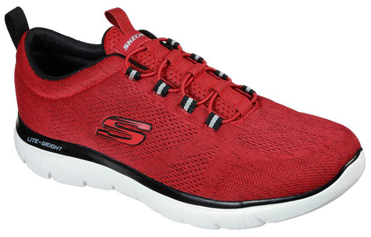 Lookbook Skechers Summits Low 'Red' 232186-RED
