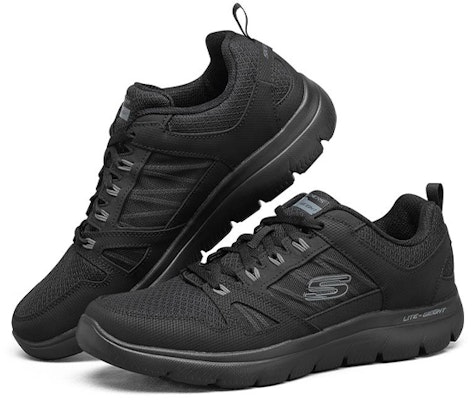 스케쳐스 서밋 로우탑 '블랙' (Skechers Summits Low-Top 'Black') 232069-BBK Lookbook 스케쳐스 서밋 로우탑 '블랙' (Skechers Summits Low-Top 'Black') 232069-BBK