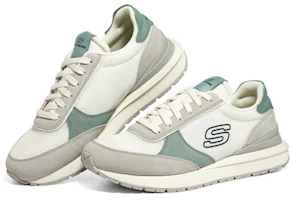Lookbook Skechers Sunny Dale 'Putih Beige Hijau' 210437-MLT