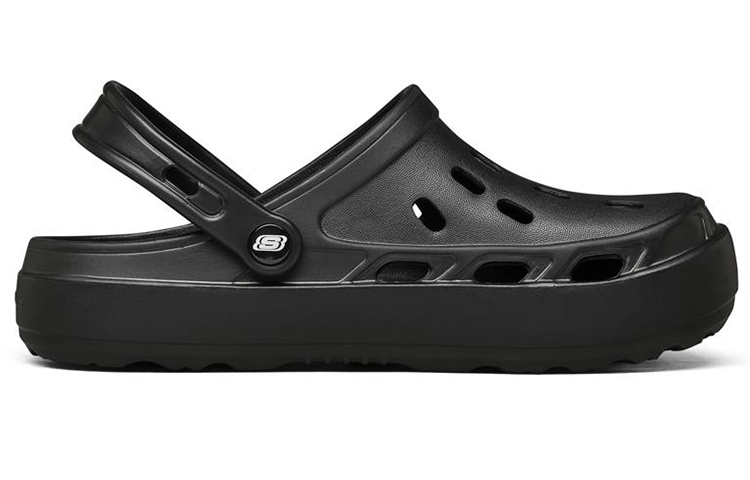 Order Skechers Swifters 簡約舒適運動拖鞋 純黑色