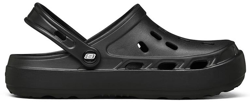 Skechers Swifters 簡約舒適運動拖鞋 純黑色 Order Skechers Swifters 簡約舒適運動拖鞋 純黑色