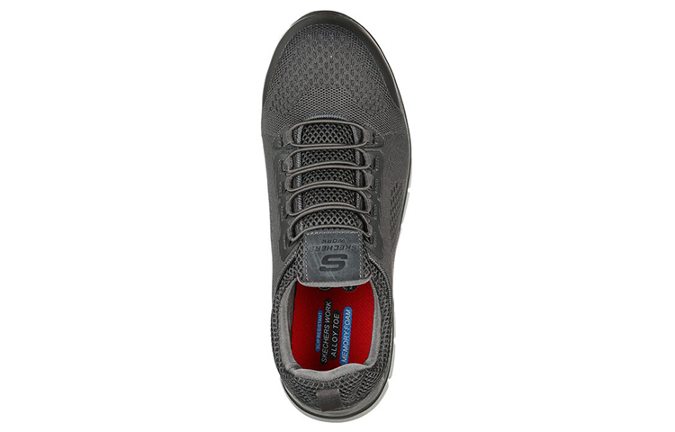 Lookbook Skechers Synergy-Omat Alloy Toe 'Grey' 200013-CHAR