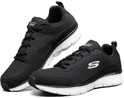 Lookbook Skechers Synergy 3 低筒 跑步鞋 男款 黑