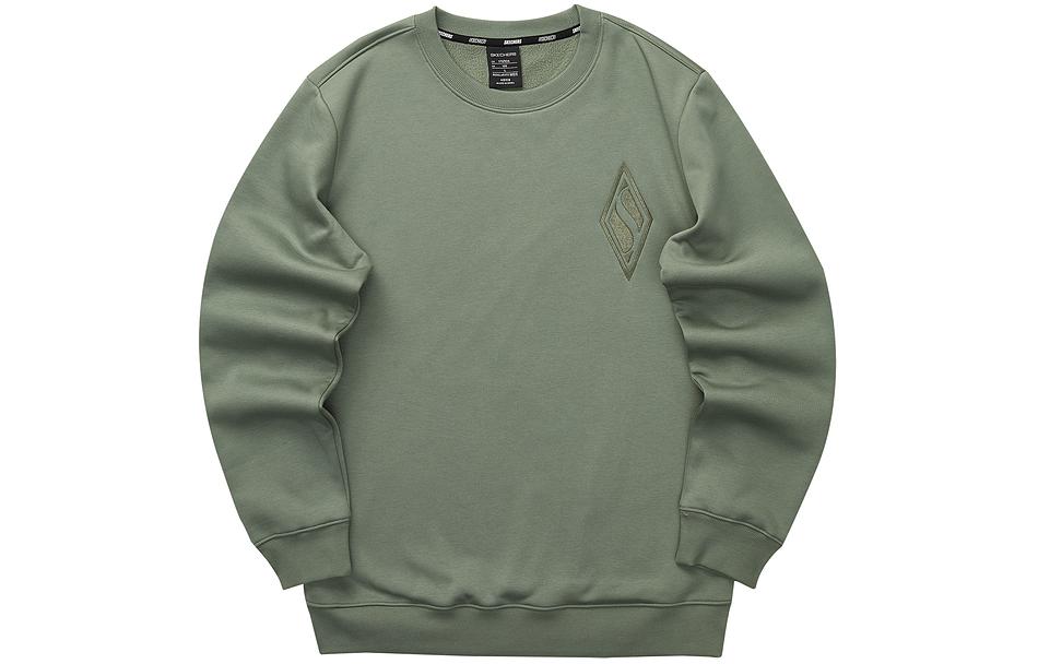 Skechers Teal Green Graphic Print Crewneck Pullover Sweater L323M051-035Z