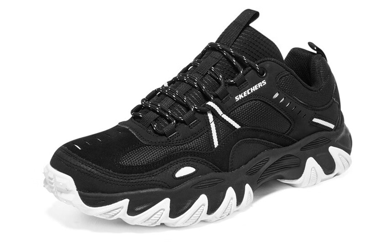 Lookbook スケッチャーズ サーストン トレイル 黒白 237526-BKW