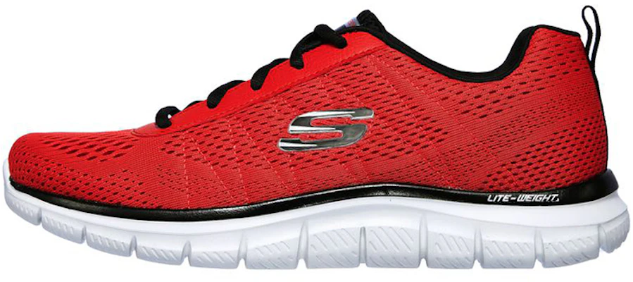Skechers Track-Moulton 'Red' 232081-RDBK Buy Skechers Track-Moulton 'Red' 232081-RDBK