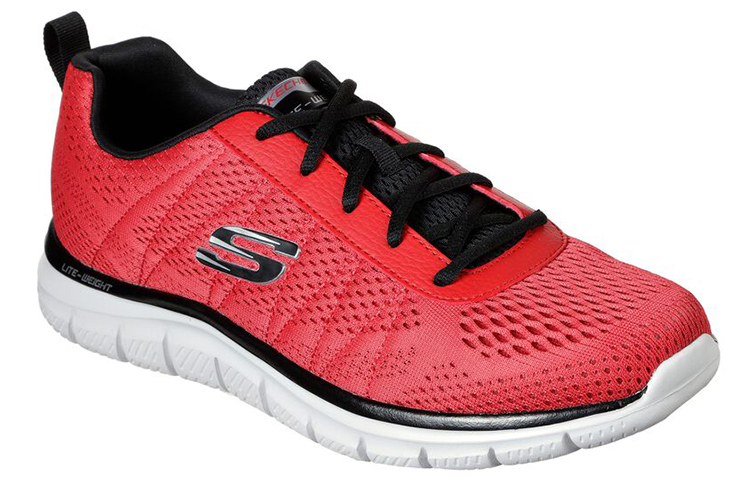 Lookbook Skechers Track-Moulton 'Red' 232081-RDBK